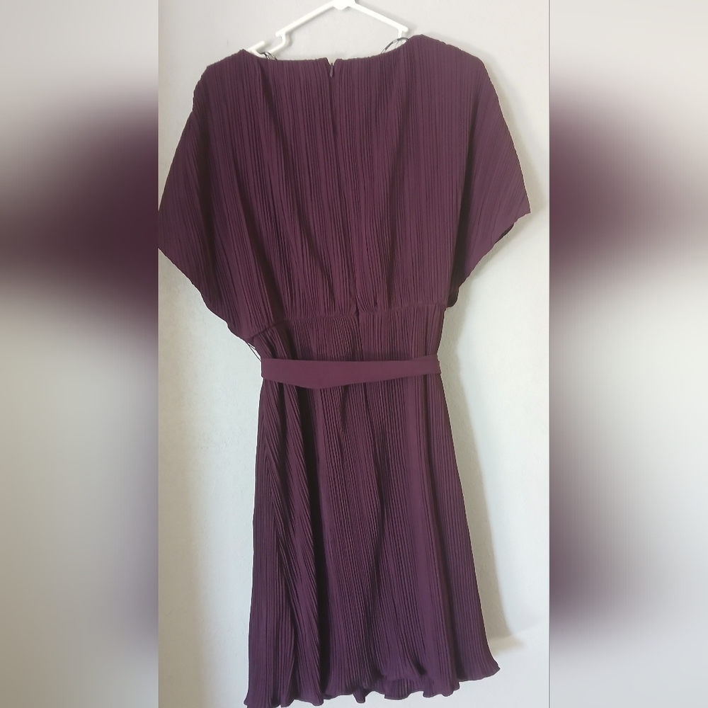 DKNY Deep Purple Midi Dress - Picture 2 of 4